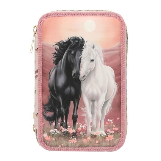 Piórnik 3-komorowy z wyposażeniem Miss Melody Blossom Pony 13968A