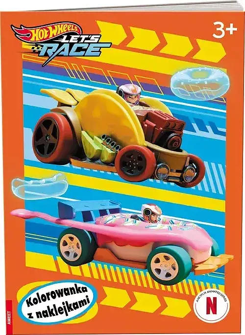 Hot Wheels™. Kolorowanka z Naklejkami