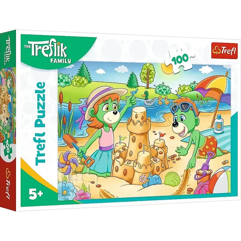 Puzzle 100 dzień treflików rodzina treflików 16470