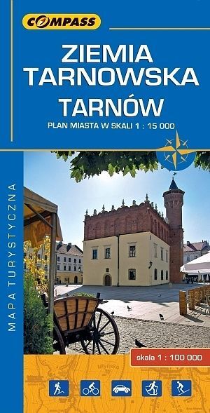 Ziemia Tarnowska. Tarnów. Mapa turystyczna w skali 1:100 000