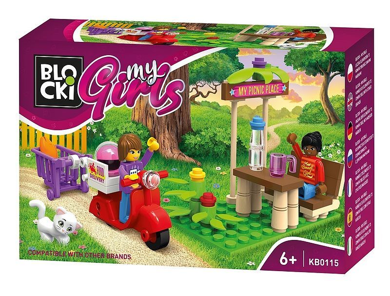 Klocki blocki mygirls 73 elementy letni piknik kb0115