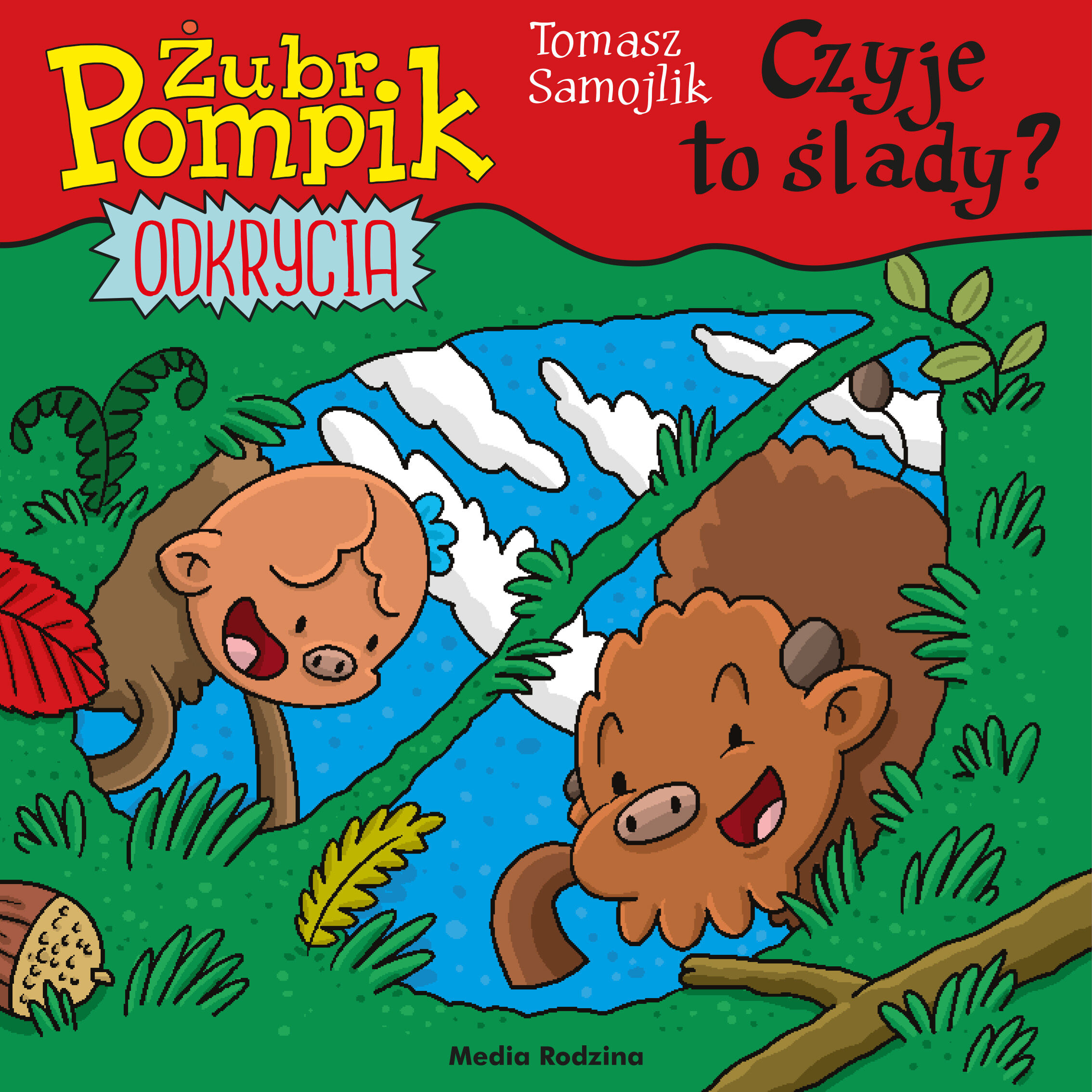 Żubr Pompik. Odkrycia. 15. Czyje to ślady?