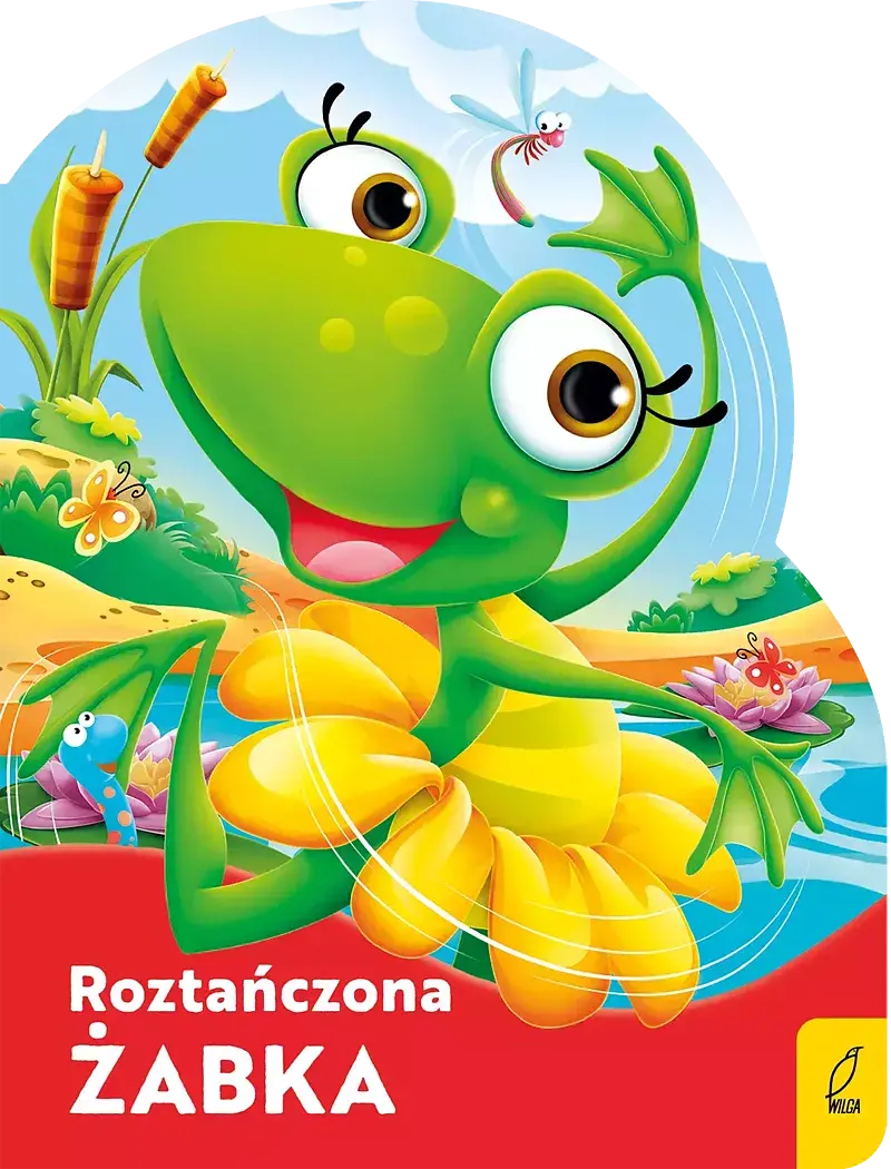 Wykrojnik. Roztańczona żabka