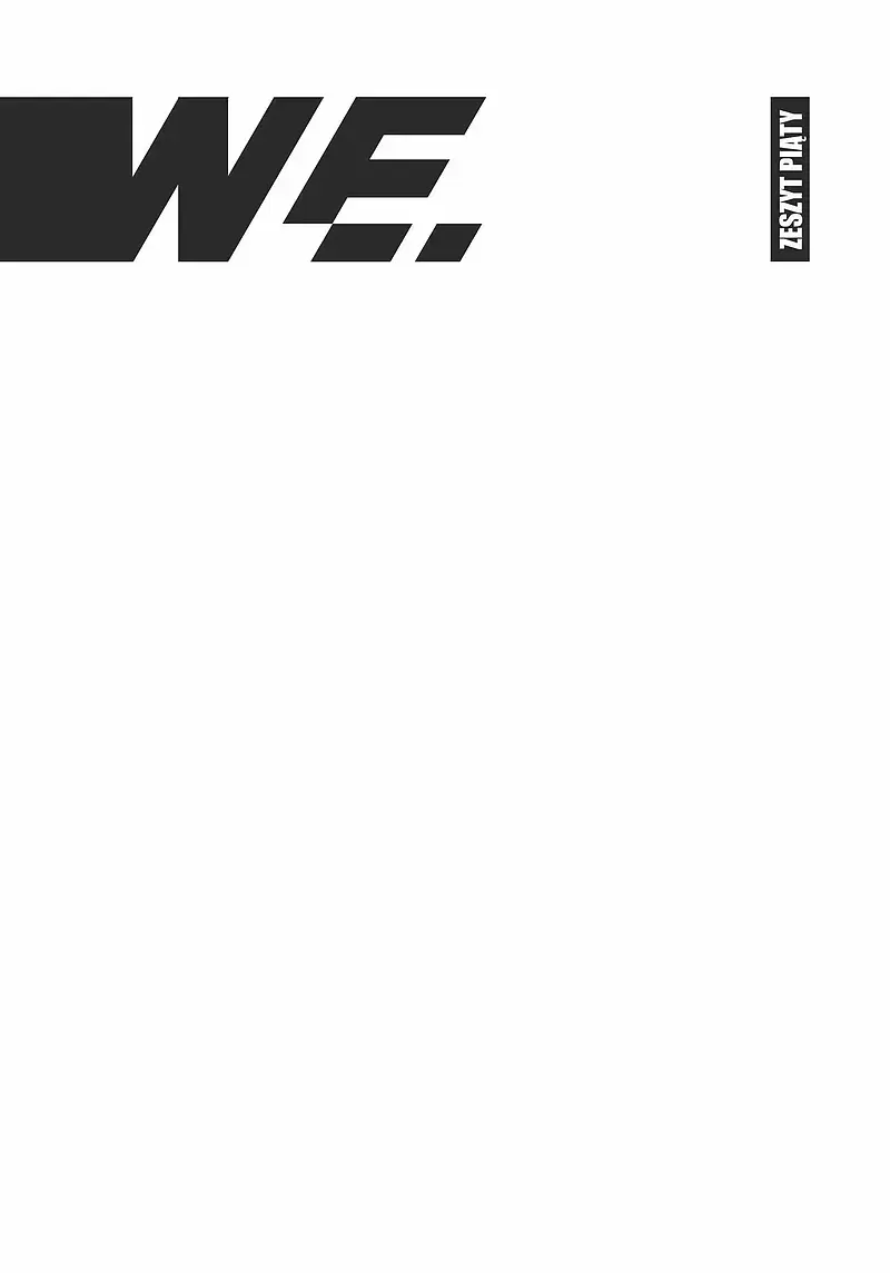 W.E. - zeszyt 6 (okładka blank)