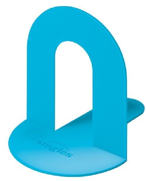 Book end - podpórka pod książki - niebieska