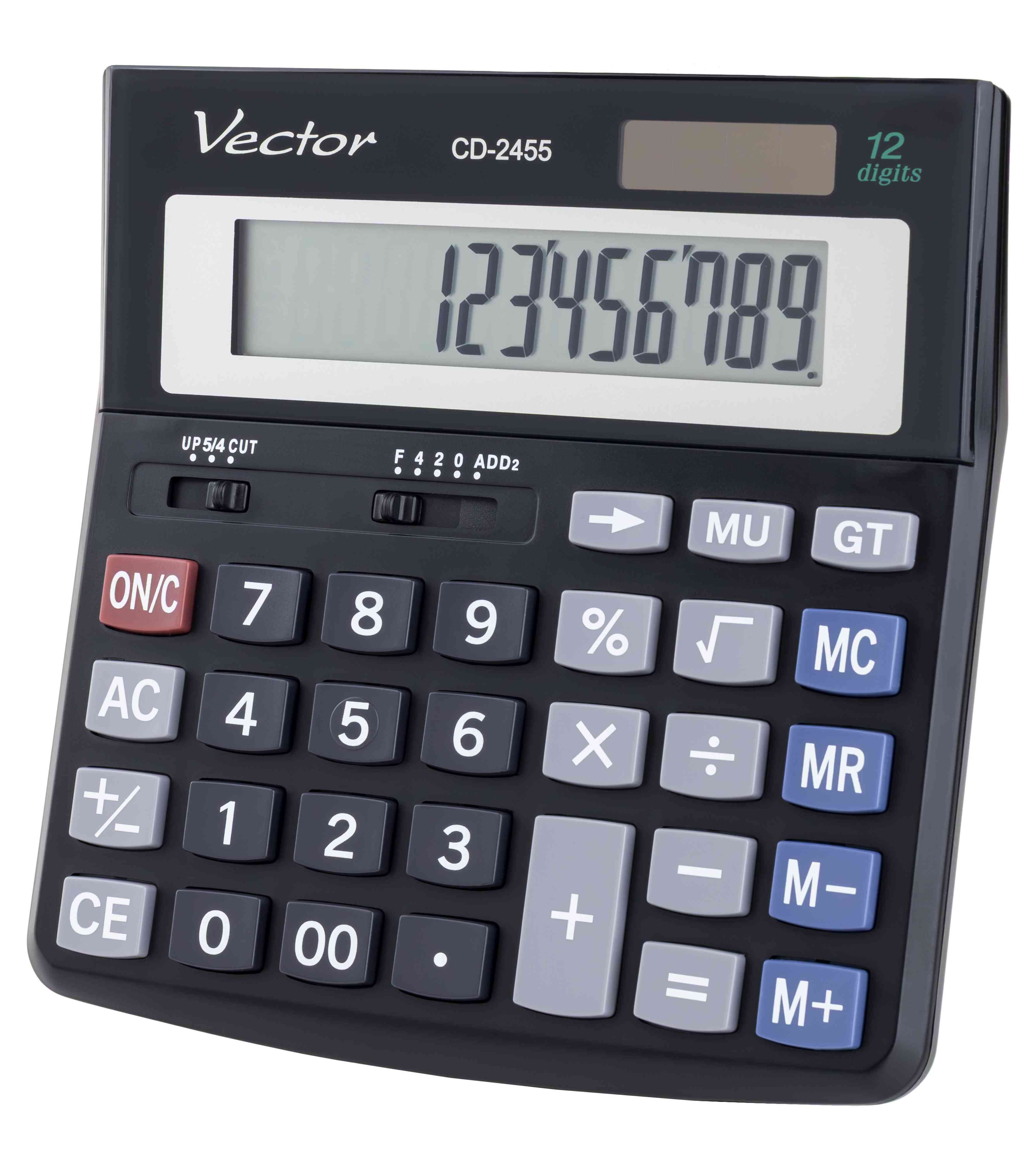 Kalkulator biurowy Vector CD-2455