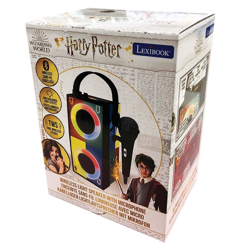 Przenośny głośnik bluetooth harry potter ze światłami i mikrofonem btp180hpz