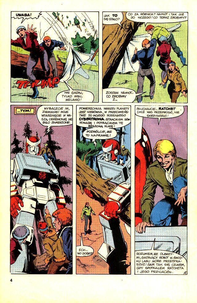Transformers - 4 - (1/1992) Szkoła walki / Powtórka z przeszłości