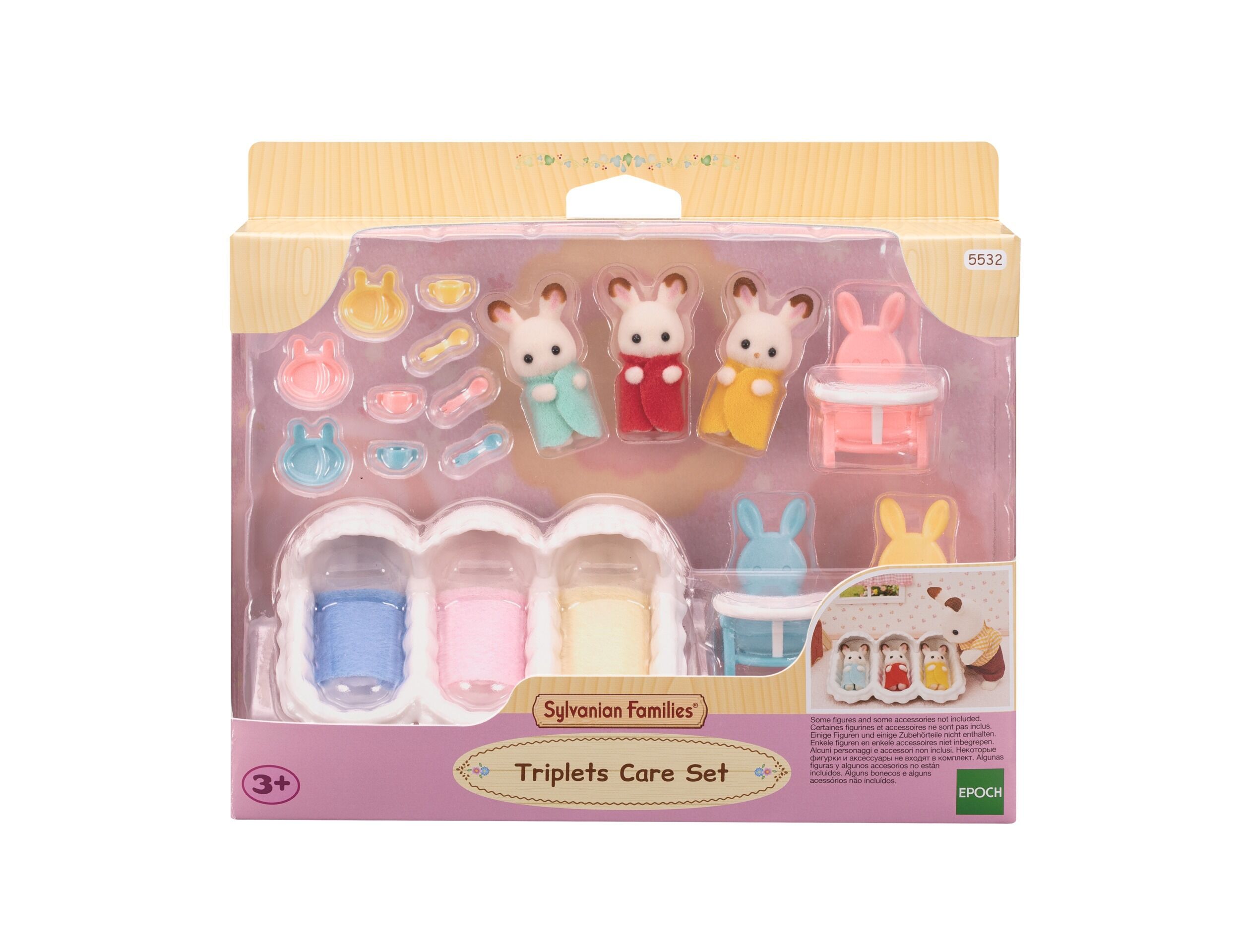 Sylvanian Families Trojaczki Króliczków z czekoladowymi uszami 5532