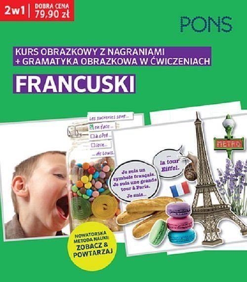 Obrazkowy francuski kurs i gramatyka w ćwiczeniach PAK2
