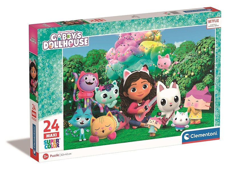 Puzzle 24 maxi super color gabby's dollhouse 28520