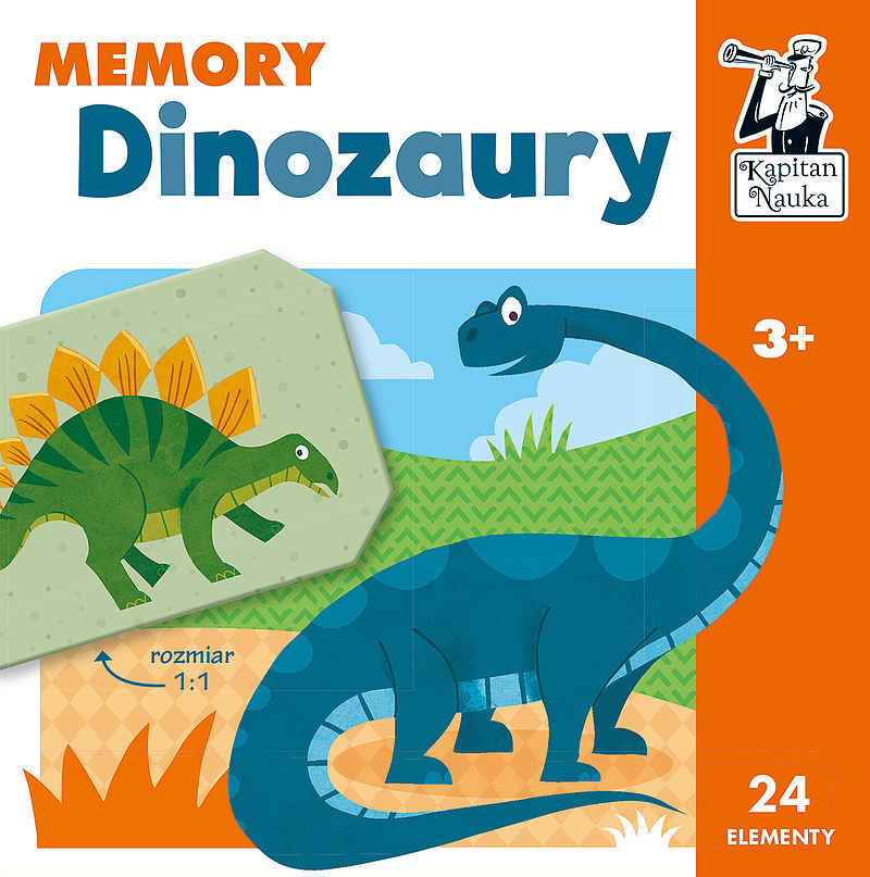 Dinozaury. Memory. Kapitan Nauka