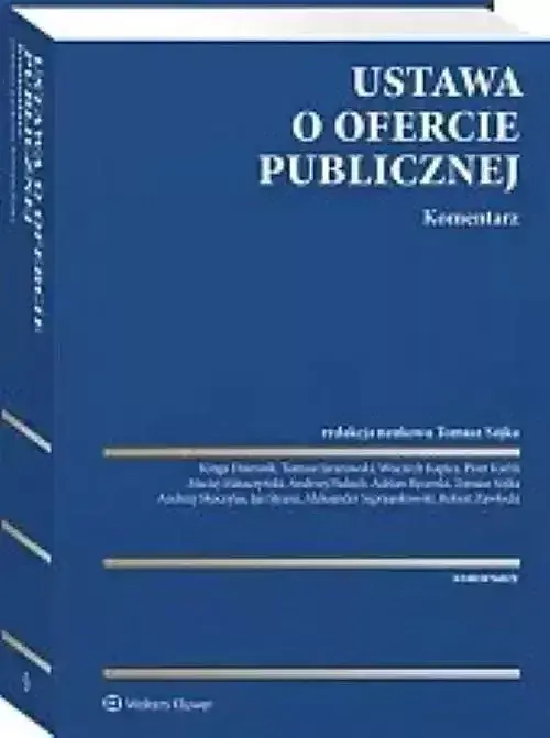 Ustawa o ofercie publicznej Komentarz