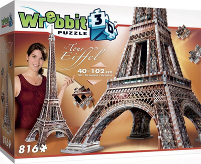 Wrebbit puzzle 3D Wieża Eiffla