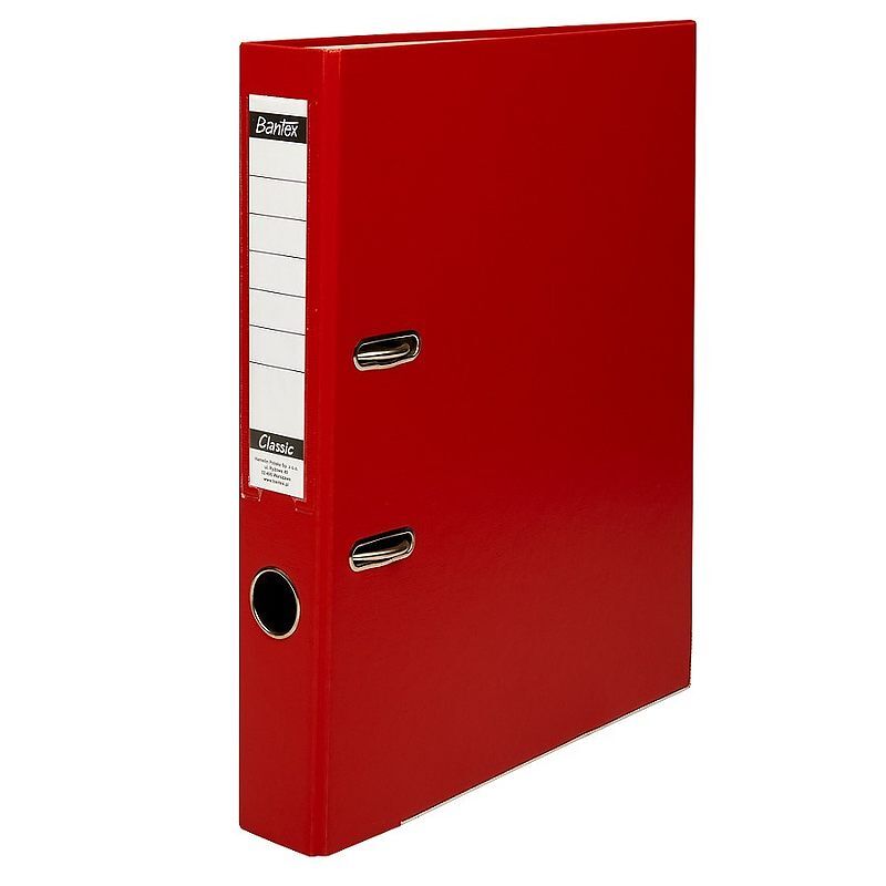 Segregator bantex budget classic 5 cm czerwony