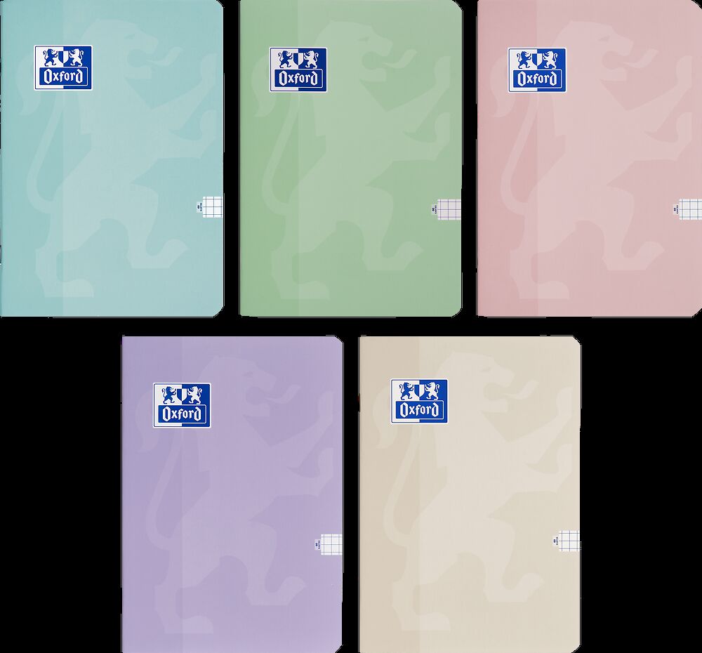 Zeszyt A4 60k.kratka Oxford Touch pastel 1szt.mix