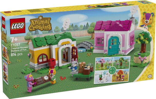 LEGO Animal Crossing kreatywne domy Pory zabawy 77057