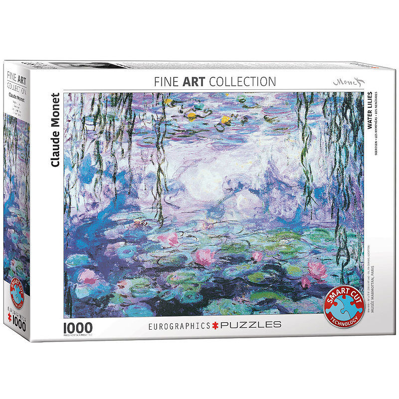 Puzzle 1000 lilie wodne claude monet 6000-4366