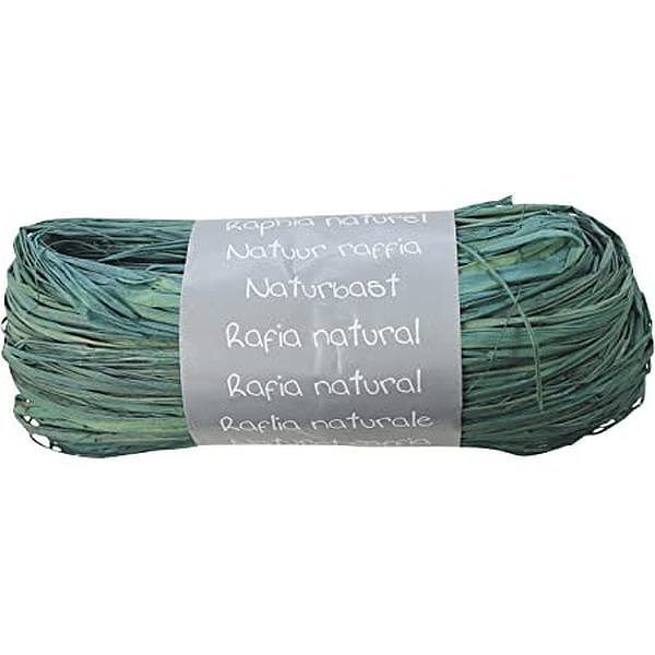 Rafia naturalna kolor turkusowy 50g