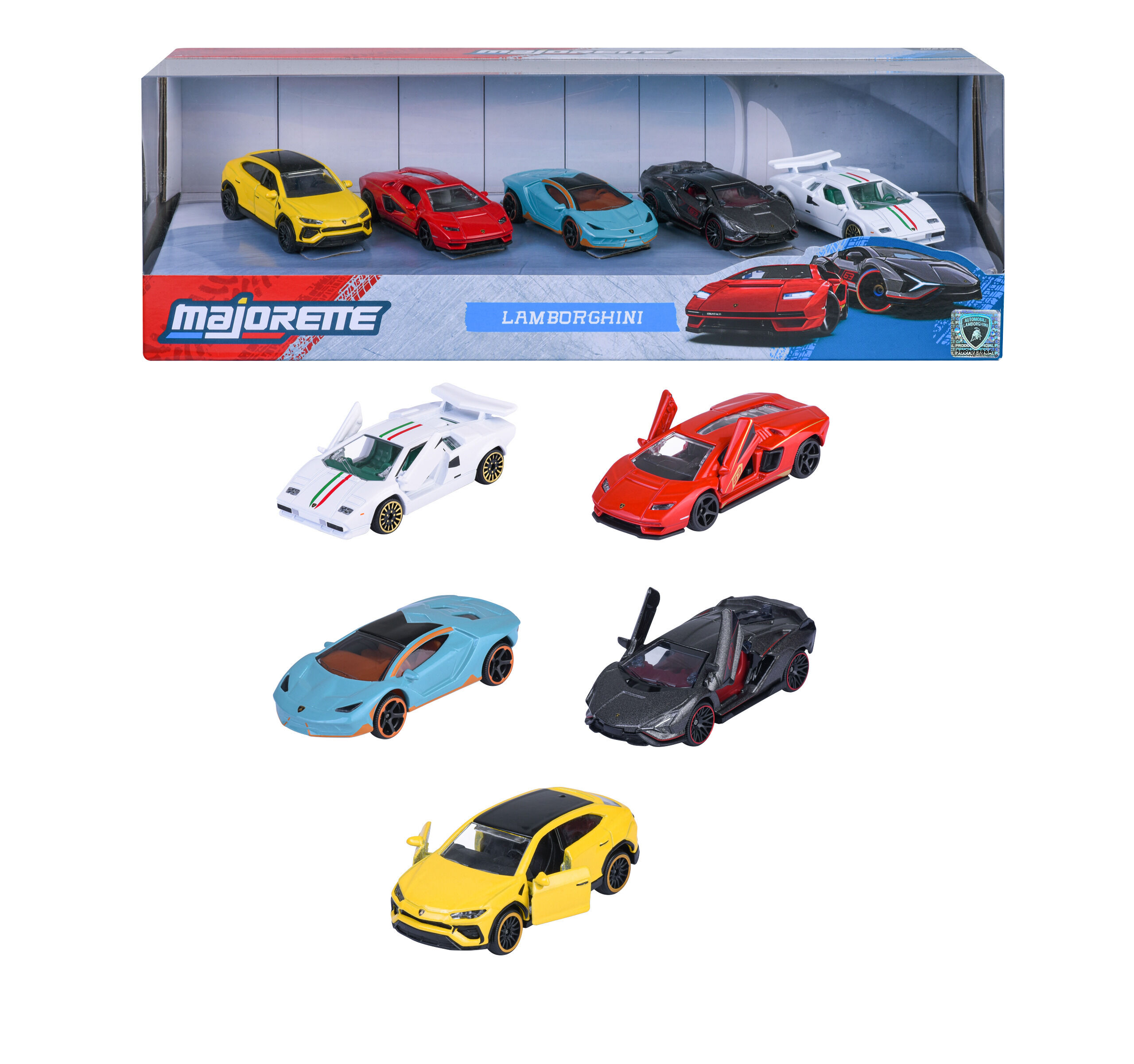 Samochód Majorette Lamborghini 5 sztuk