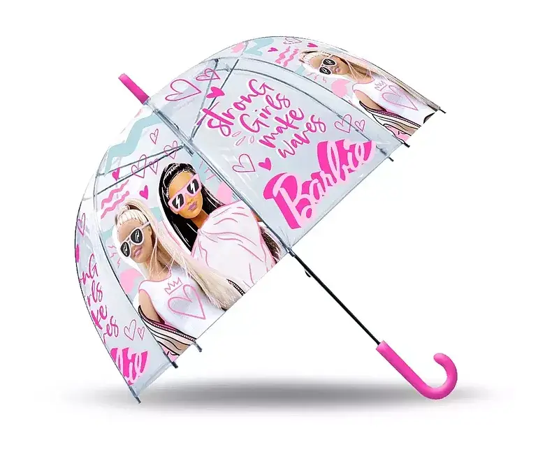 Parasolka barbie przezroczysta 18cali bb00011