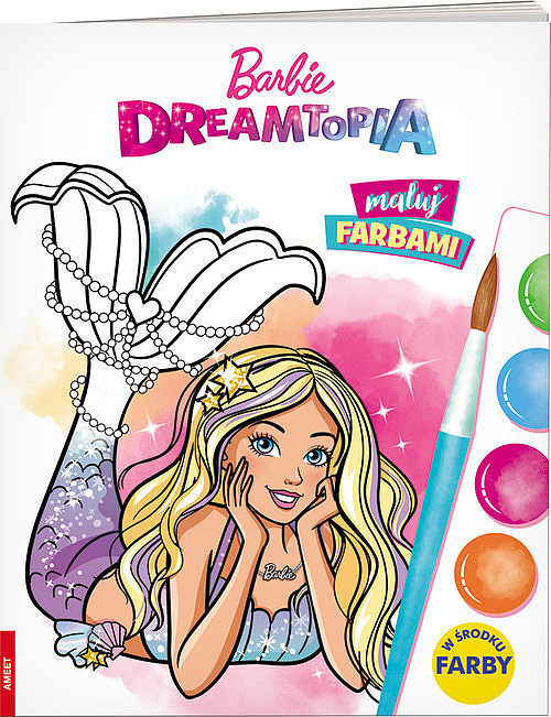 Barbie Dreamtopia Maluj farbami/MF1401