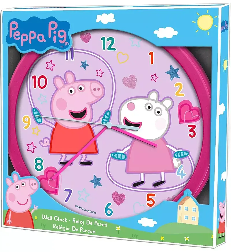 Zegar ścienny peppa pig 25cm pp09054