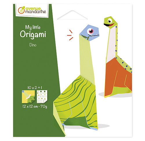 Papier origami 12x12 cm dinozaur 20 arkuszy