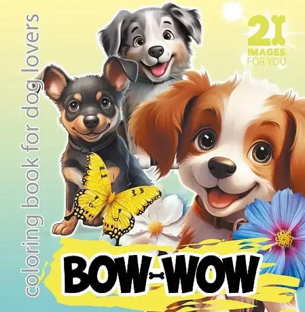 Kolorowanka usztywniana bow wow zielona