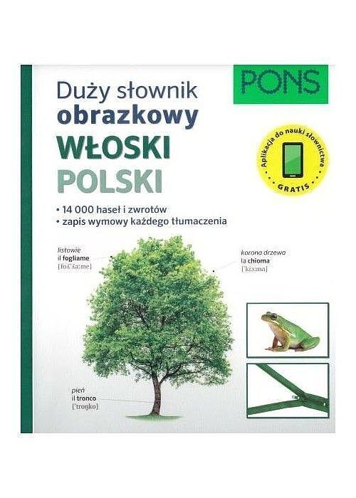 Duży słownik obrazkowy włoski wyd. 2 pons