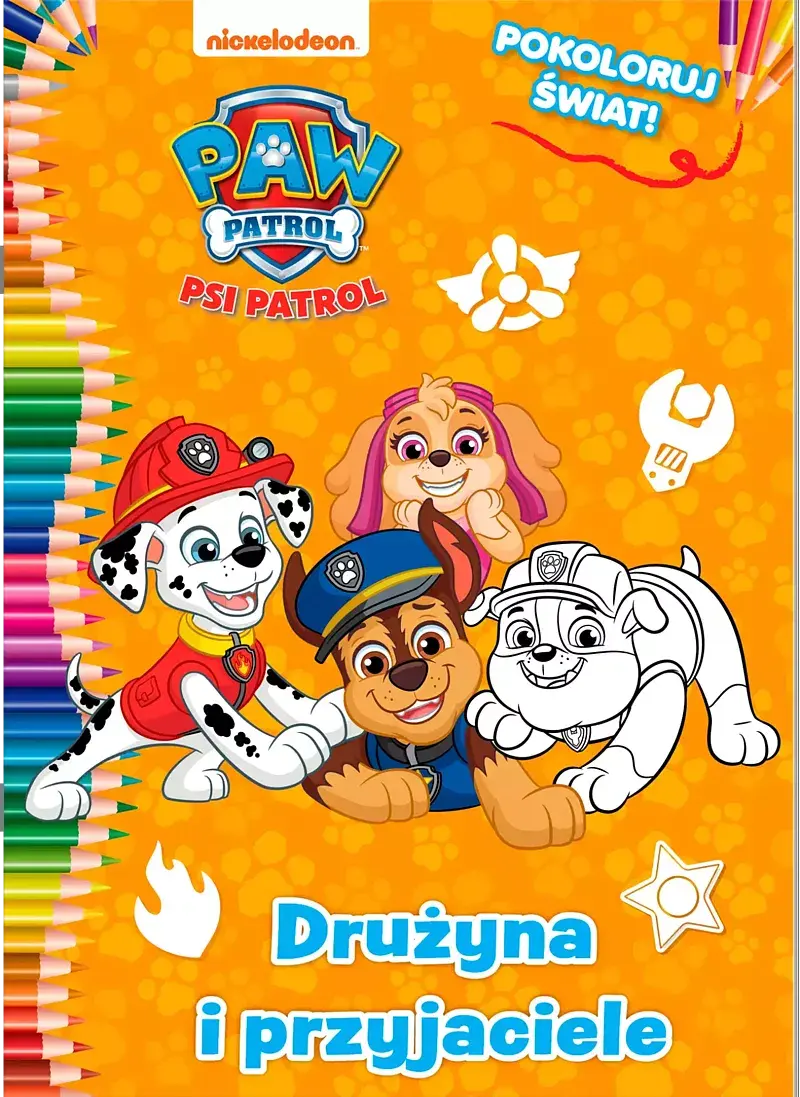 Psi Patrol. Pokoloruj świat cz. 6 Drużyna i przyjaciele