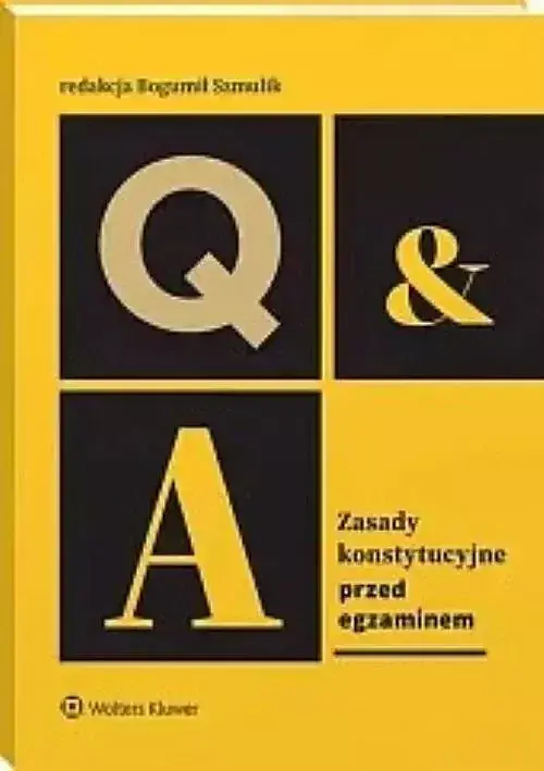 Zasady konstytucyjne Przed egzaminem