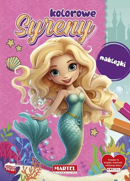 Kolorowe syreny z naklejkami