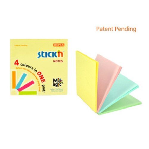 Notes samoprzylepny magic pad 76x76mm pastel mix