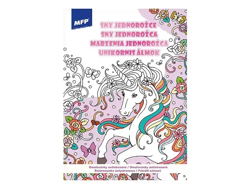 Kolorowanka antystresowa marzenia jednorożca 5301176