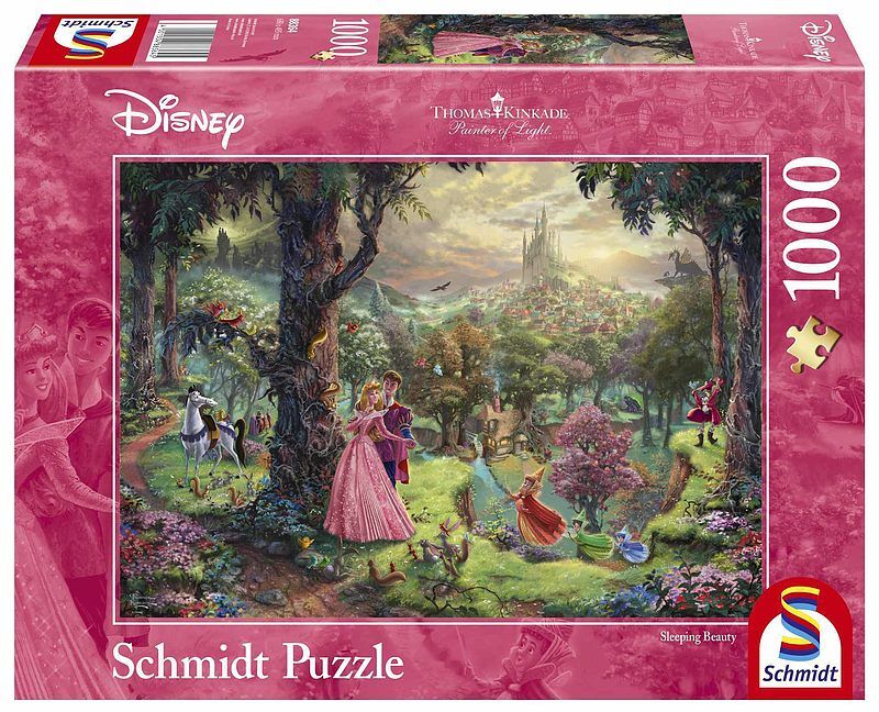 Puzzle 1000 pq t. Kinkade śpiąca królewna