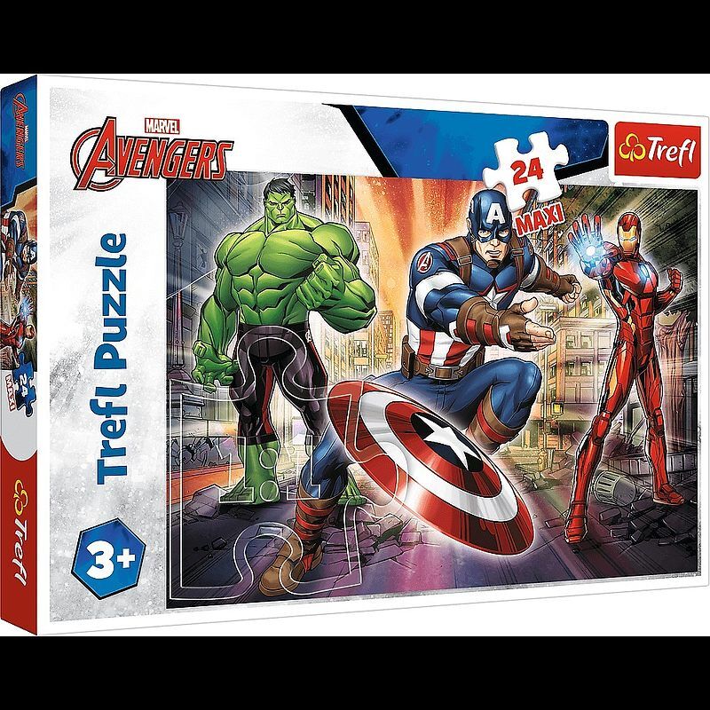 Puzzle 24 maxi w świecie avengersów 14321