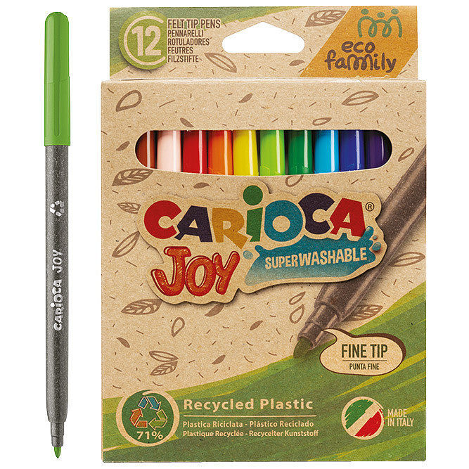 Pisaki joy ecofamily 12 kolorów carioca 43100