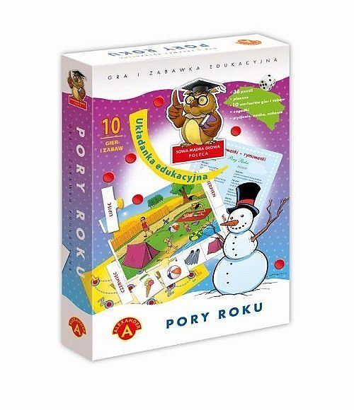 Pory roku układanka edukacyjna