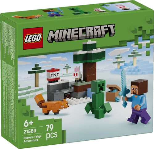 LEGO Minecraft Przygoda Steve’a w tajdze 21583