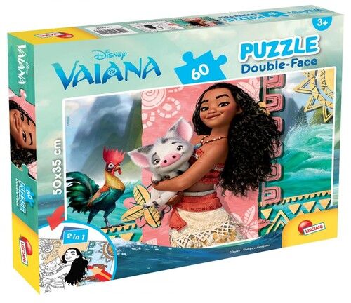 Puzzle dwustronne 60 Vaiana