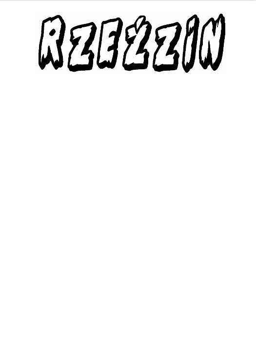 Rzeźzin - antologia komiksowa (okładka blank)