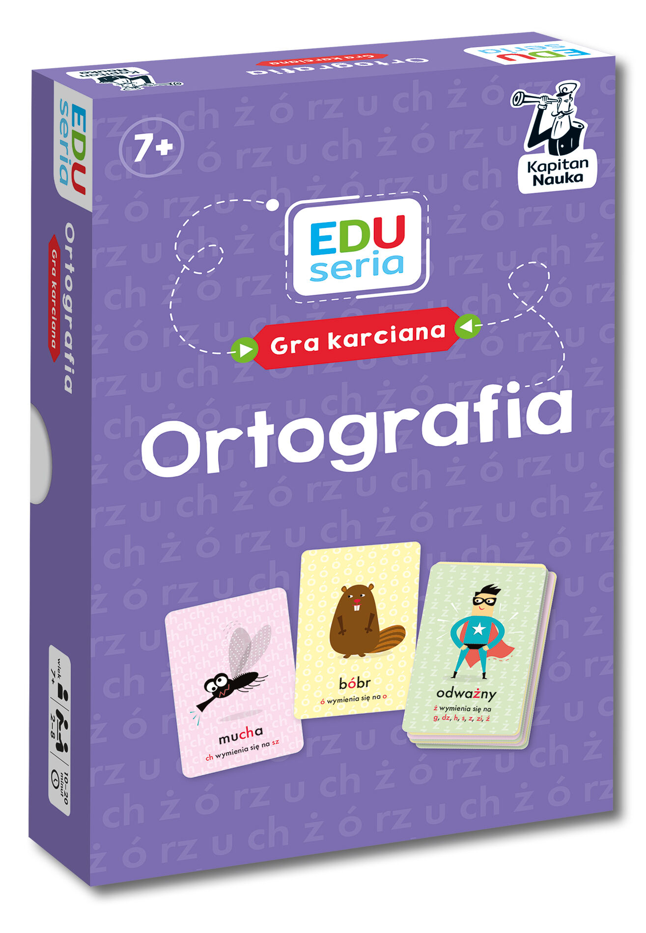 EDUseria. Ortografia. Gra karciana. Kapitan Nauka