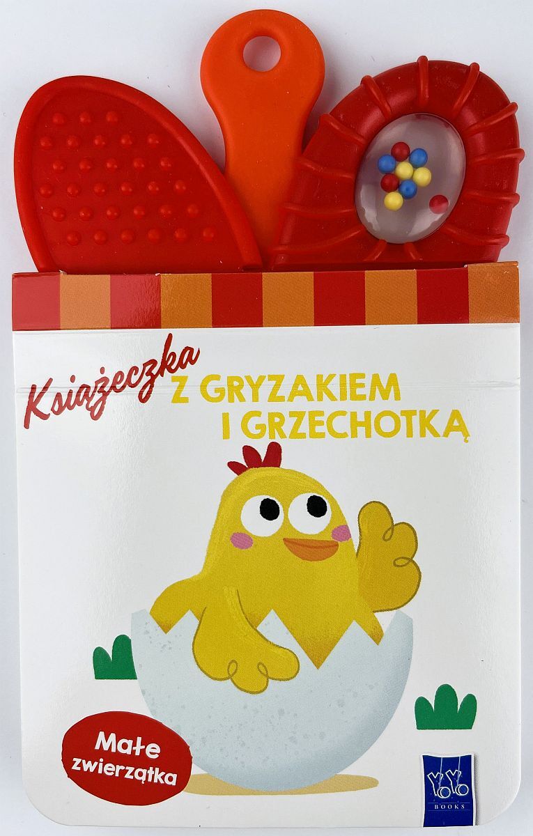 Małe zwierzątka. Książeczki z gryzakiem i grzechotką