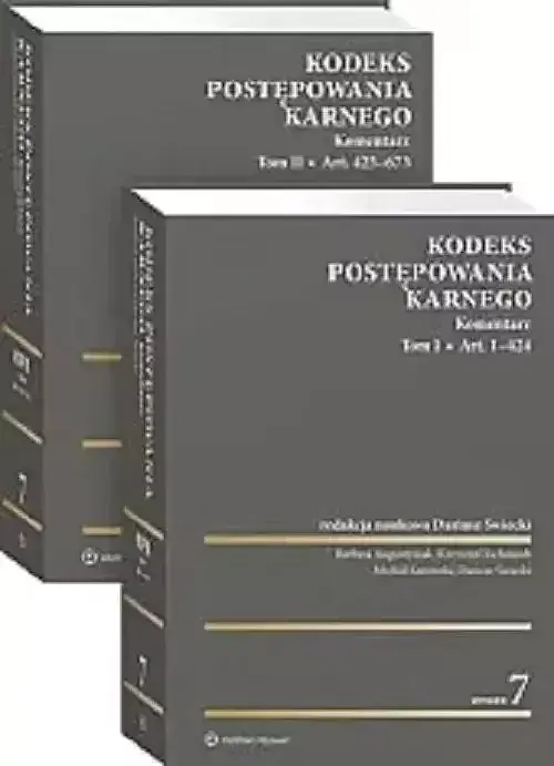 Kodeks postępowania karnego Komentarz. Tom 1-2