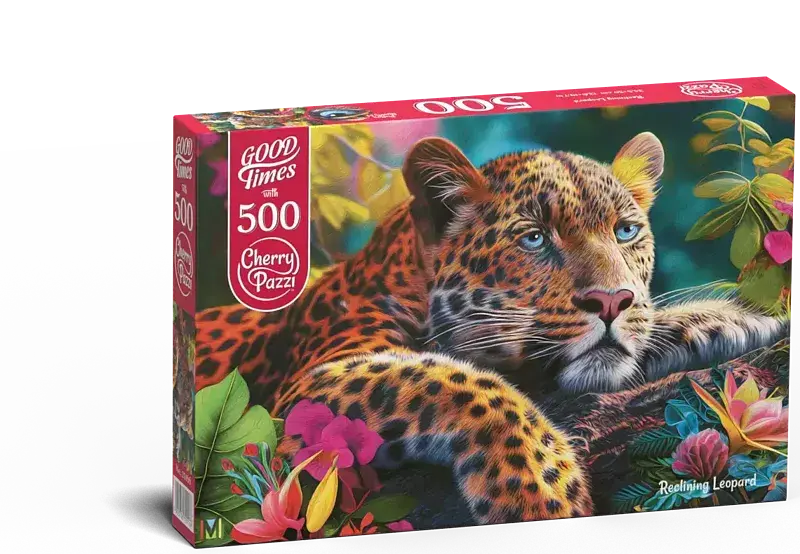 Puzzle 500 cherrypazzi reclining leopard 20166