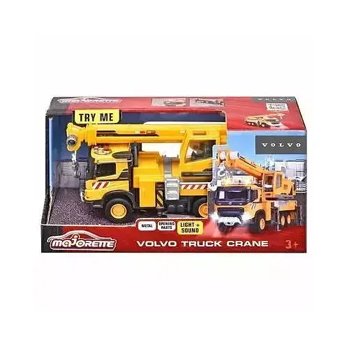 Ciężarówka z dźwigiem majorette grand volvo 22 cm
