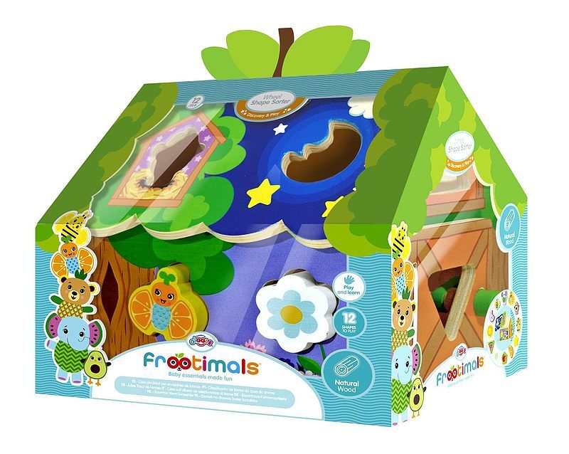 Sorter kształtów domek drewniany frootimals