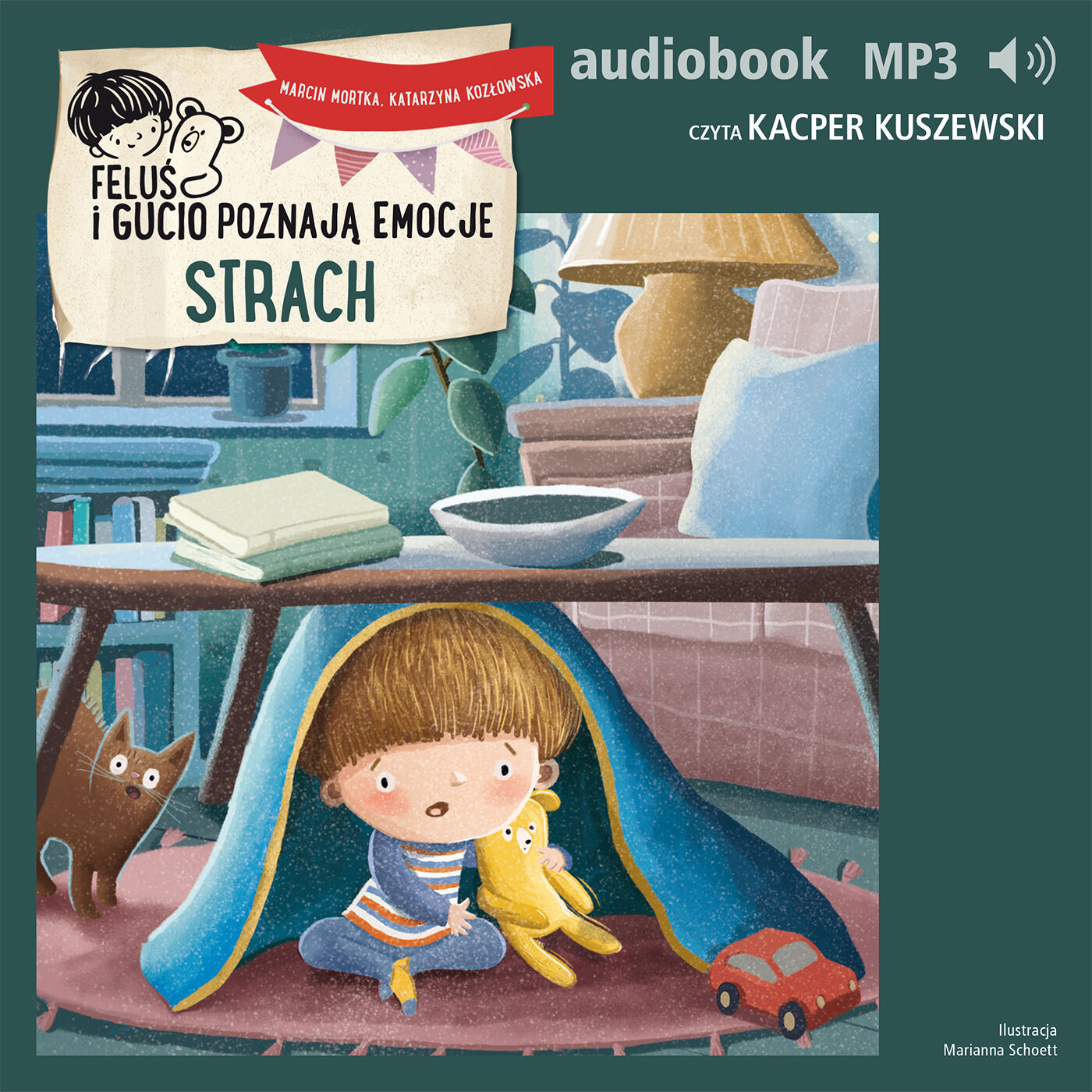 Feluś i Gucio poznają emocje. Strach (audiobook MP3)