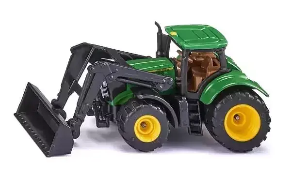Traktor John Deere z przednią ładowarką